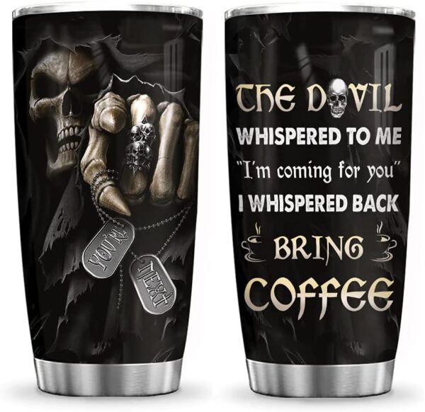 Devil Bring Coffee All Over Print Tumbler