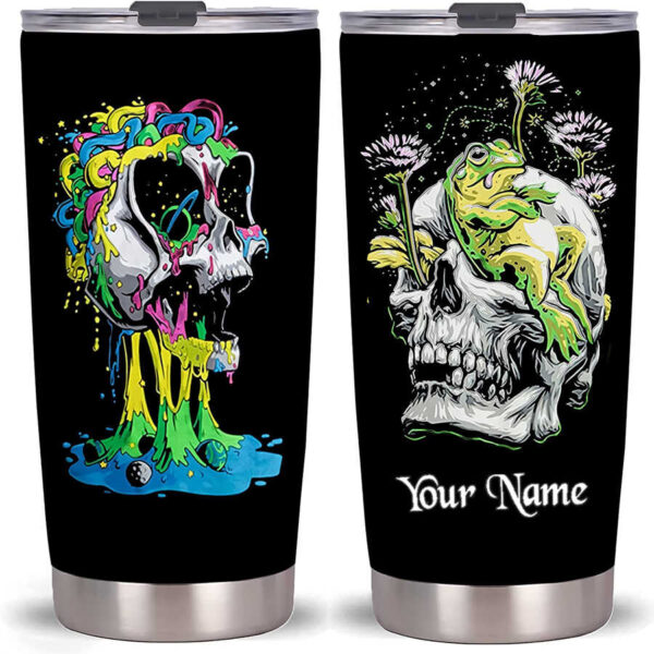 skull lovers All Over Print Tumbler